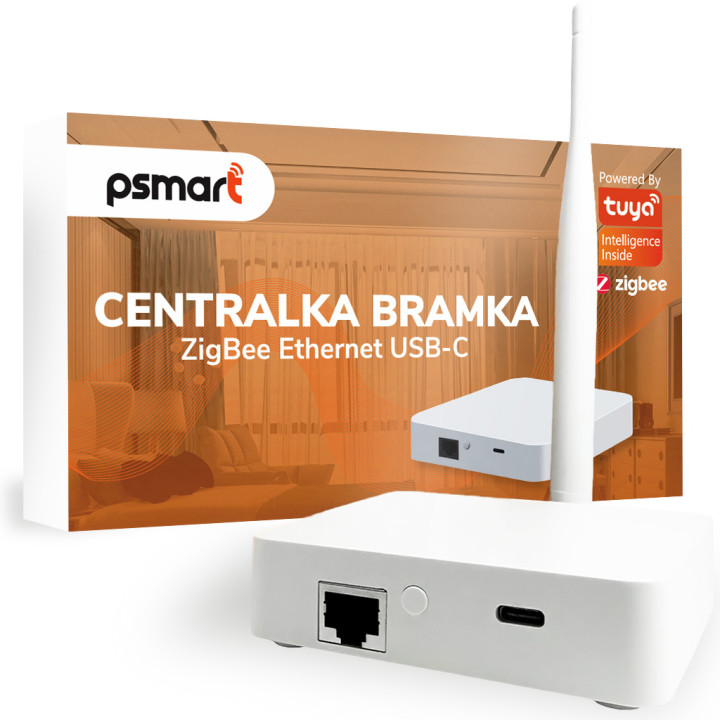 PSMART ZigBee TUYA Концентратор интеллектуального шлюза с антенной | USB-C | LAN RJ45