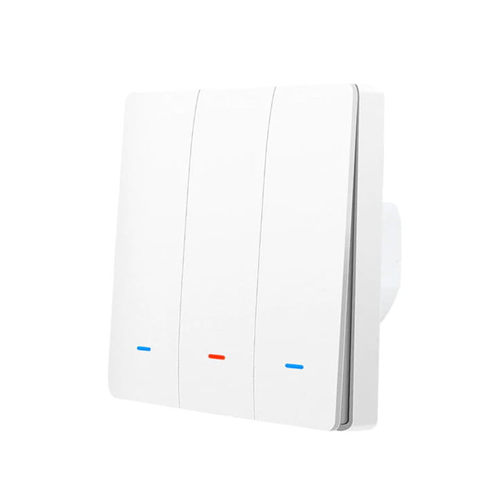 Tuya 3-Gang Smart Wall Switch EM Series White ZigBee