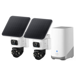 Eufy Cam S4 2 kamerų rinkinys E81723W1 Bullet IP stebėjimo kamera 4K vidaus ir lauko naudojimui su AI aptikimu