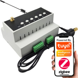 6-канальный релейный контроллер ZigBee | Tuya Умный