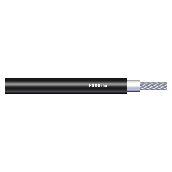 Solar cable KBE H1Z2Z2-K 1×6mm² black Dca 500m
