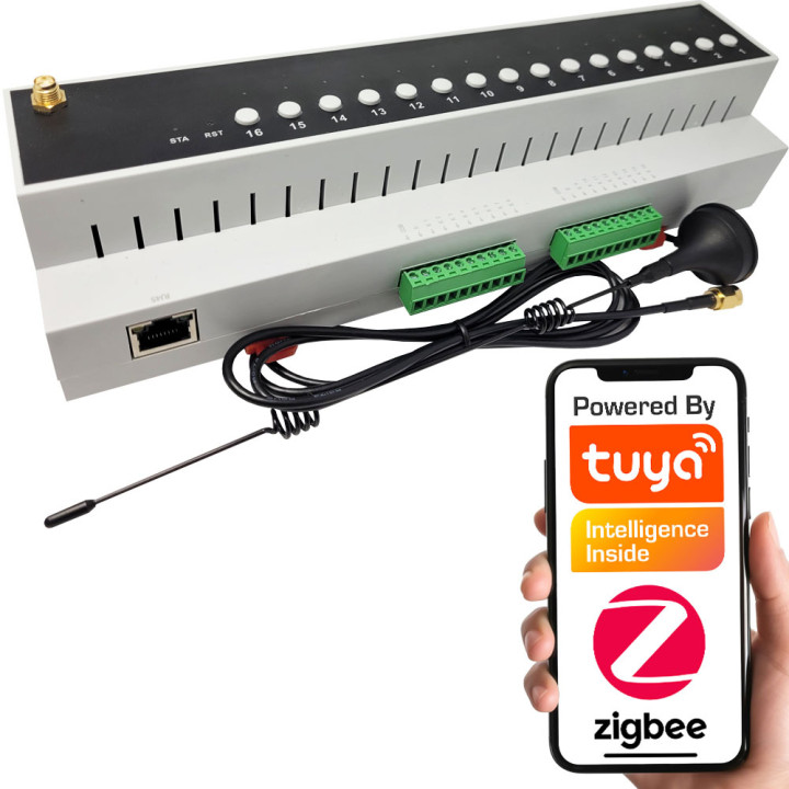 16-Channel ZigBee Relay Controller | Tuya Smart