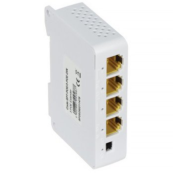 POE-KYTKIN / EXTENDER SPT-POE/3-POE-DIN 4-PORTTINEN DELTA VERKKO