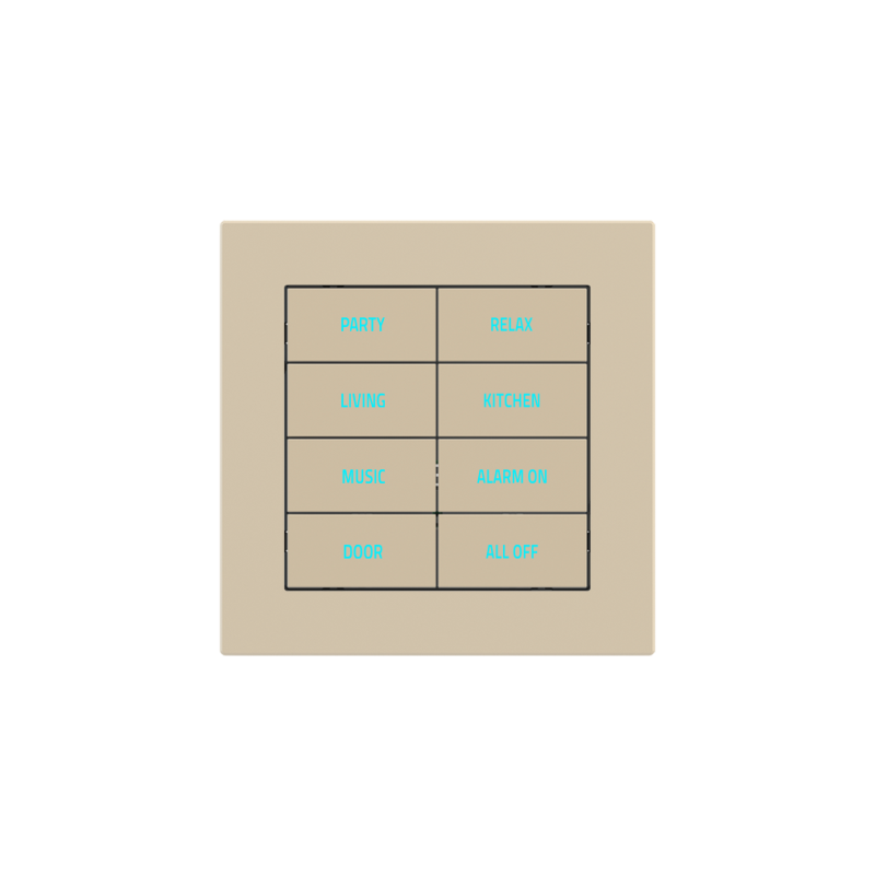 Ekinex Square Plate Deep (FF/71/20Venti) (87x87)