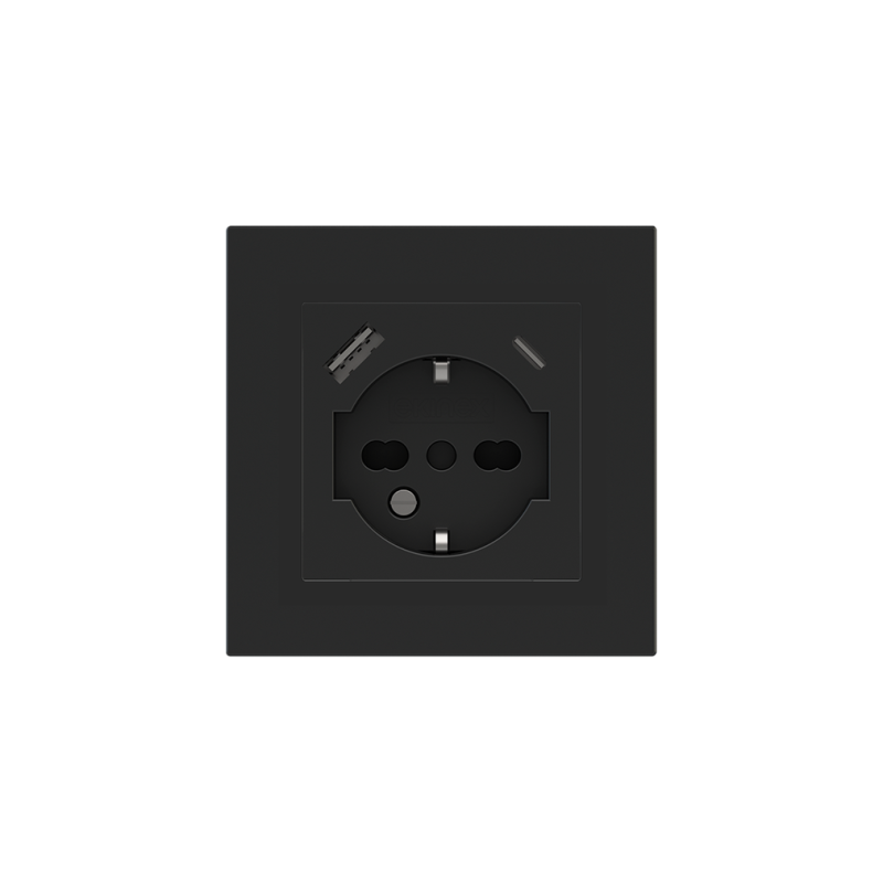 Ekinex Square Plate Deep (FF/71/20Venti) (87x87)