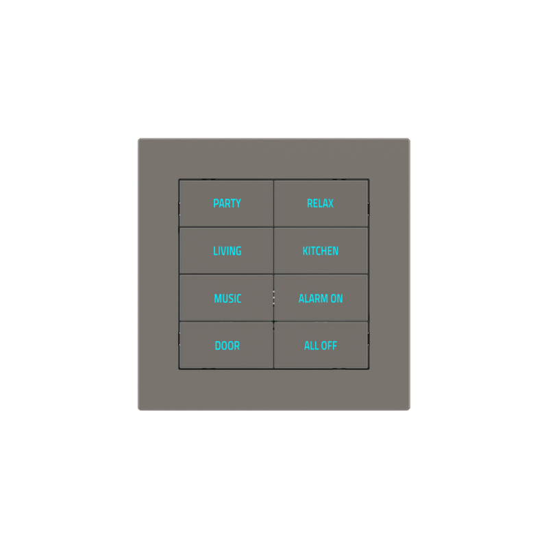 Ekinex Square Plate Deep (FF/71/20Venti) (87x87)