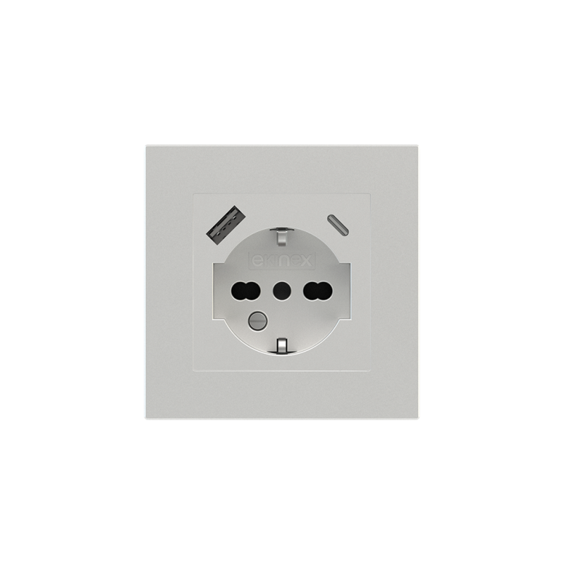 Ekinex Square Plate Deep (FF/71/20Venti) (87x87)