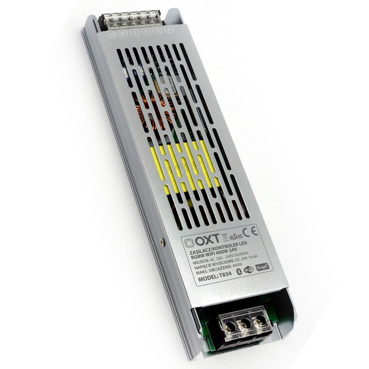 OXT 2w1 Засилач и контроль LED RGB+CCT 400Вт 24В WiFi TUYA