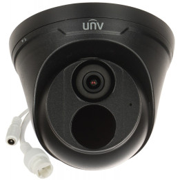 Uniview IPC3614LE-ADF28K-H-BLACK 4MP lauko bullet IP kamera su 2.8mm fiksuotu objektyvu, IR naktiniu matymu, PoE, ONVIF