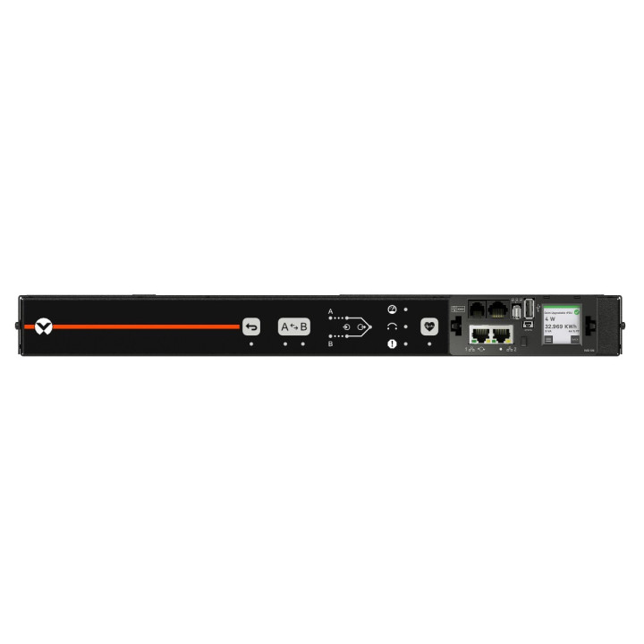 Vertiv Geist AUS5M1R5-06L137-1C14C14A900-D PDU 6 pistikupesa 0U must
