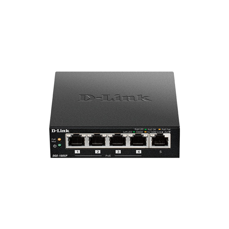 D-Link DGS-1005P/E POE+ 60W