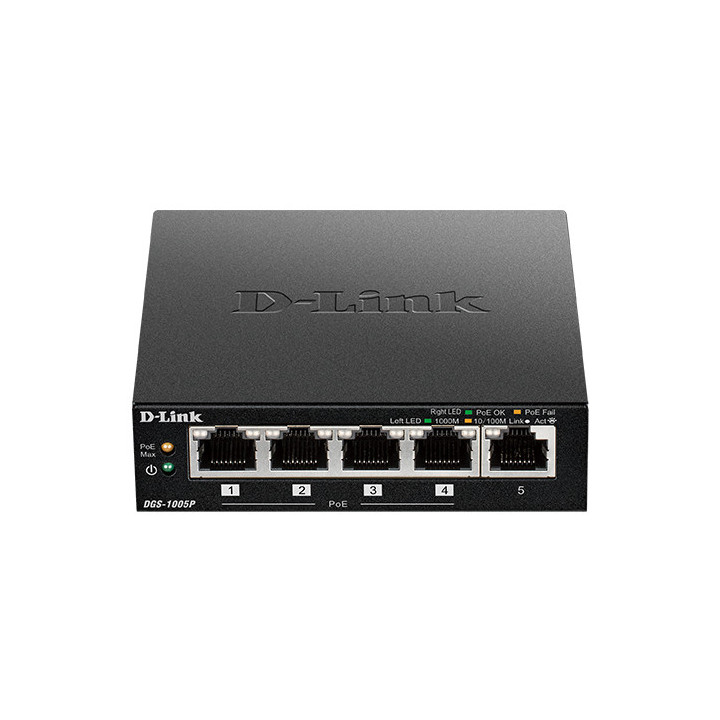 D-Link DGS-1005P/E POE+ 60W