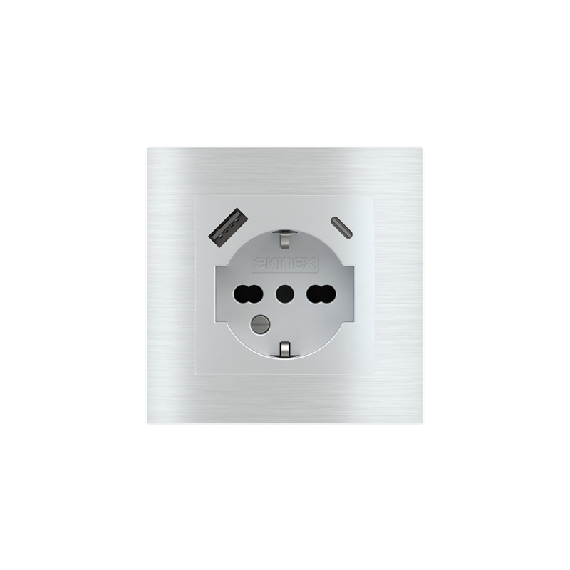 Ekinex Square Plate Deep (FF/71/20Venti) (87x87)