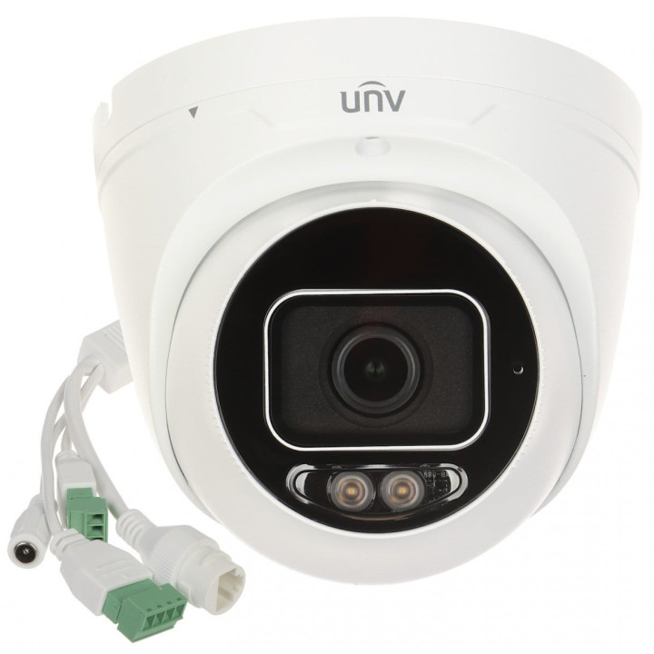 Uniview IPC3634SE-ADF28K-WL-I0 4MP ulkokupoli IP-kamera PoE, IR-yönäkö, ääni ja AI-analytiikka