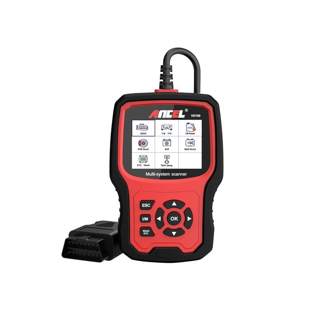 Ancel VD700 OBD2 diagnostinis skaitytuvas