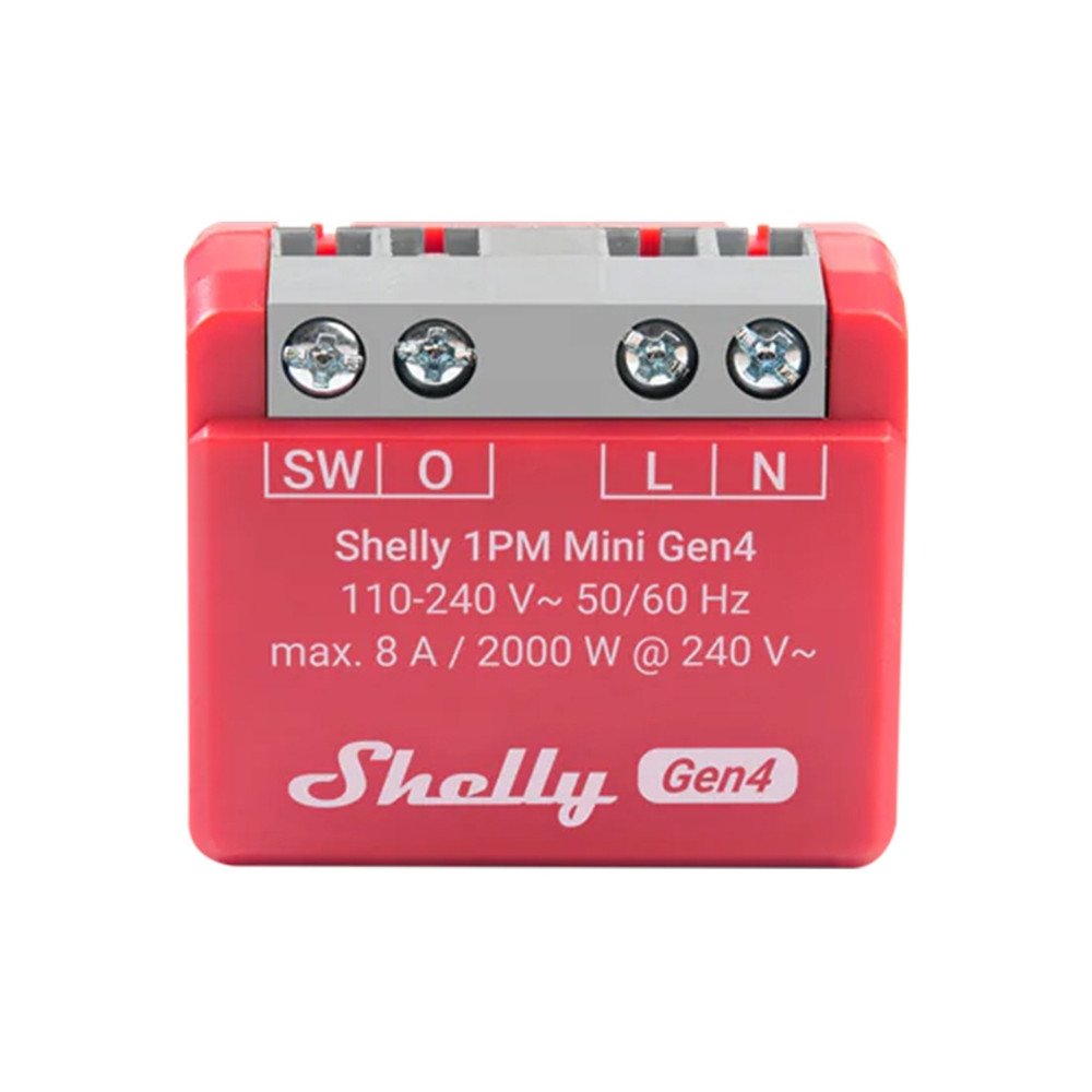 Shelly 1PM Mini Gen4 kontrolieris Zigbee/Matter