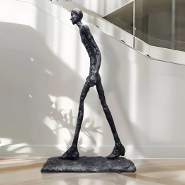 Immax SILUETTE Human – 210 cm – Statue, Fiberglass, Black 08806XL