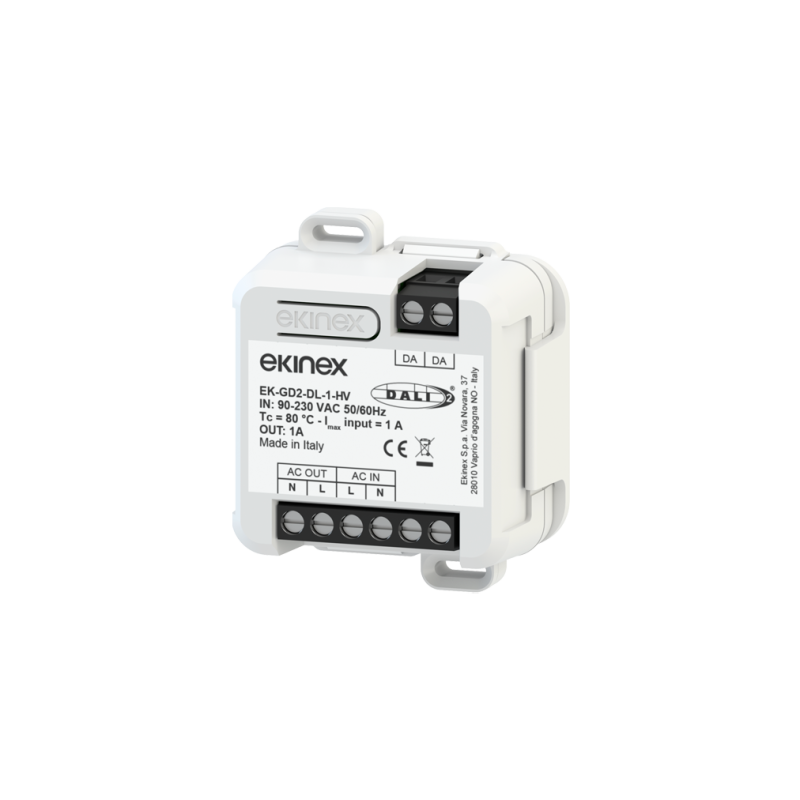 Ekinex DALI dimmer 90-230V AC 50/60Hz