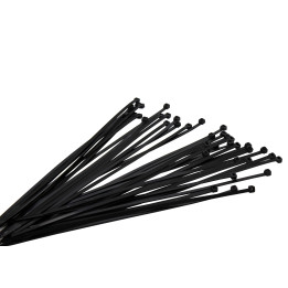 KABEĻU SAITE 203x4,6mm MELNA 25gab