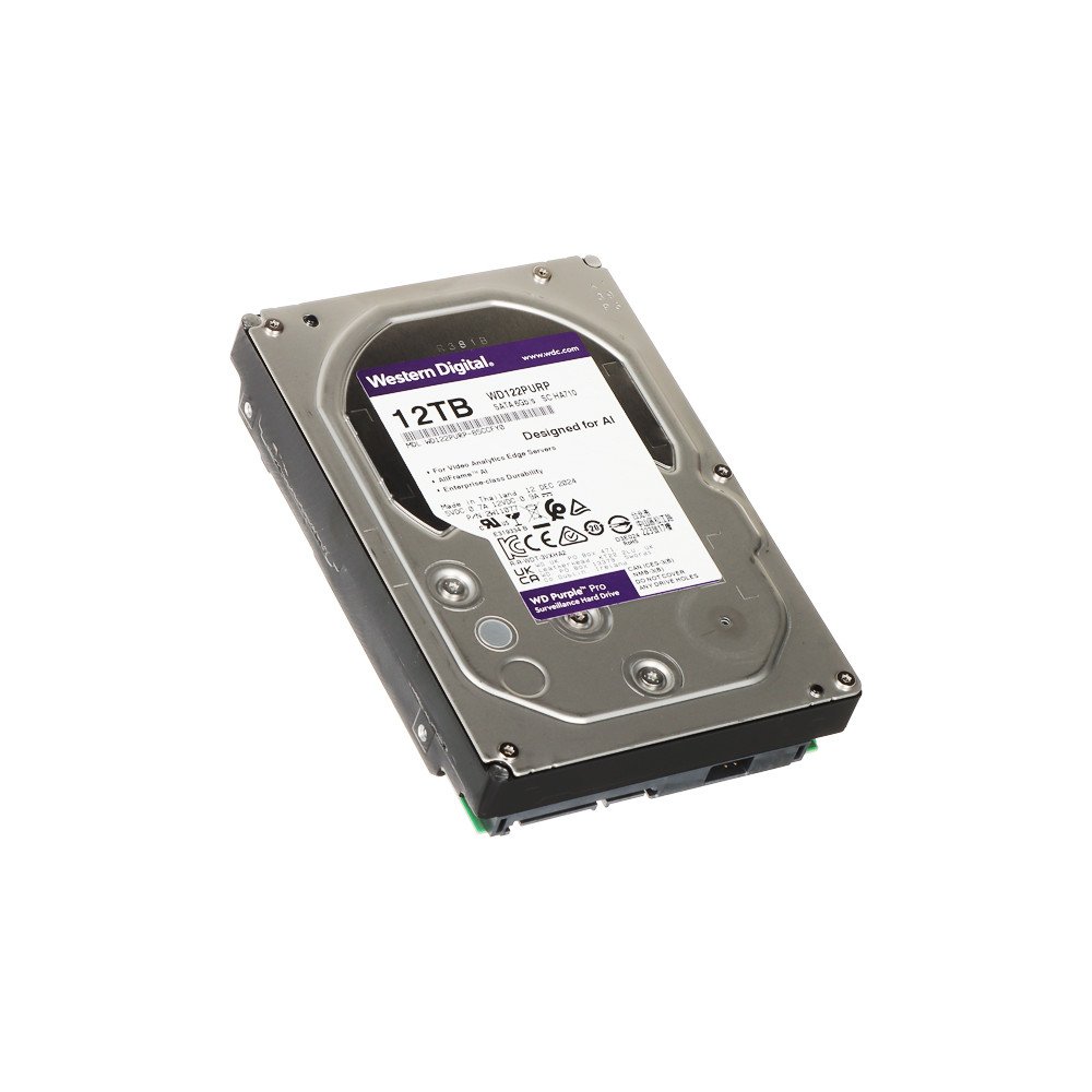 HDD FOR DVR HDD-WD122PURP 12TB 24/7 WESTERN DIGITAL