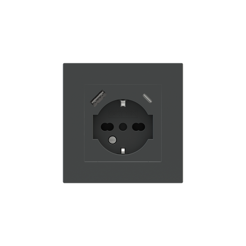 Ekinex Square Plate Deep (FF/71/20Venti) (87x87)
