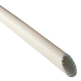 Tvirtas plastikinis vamzdis 750N 20/13.5mm 50m Baltas