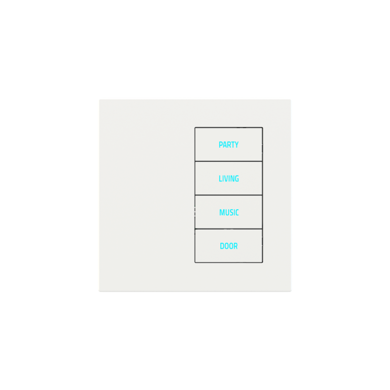 Ekinex Square Plate Deep (20Venti) (87x87)