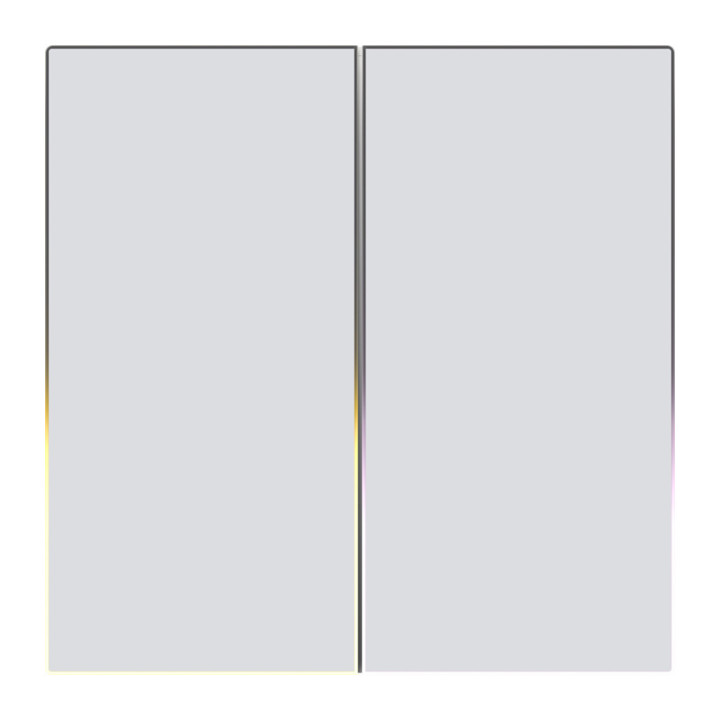 ZigBee Avatto TS60-EU-W2 Touch Light Switch Dual TUYA (balts).