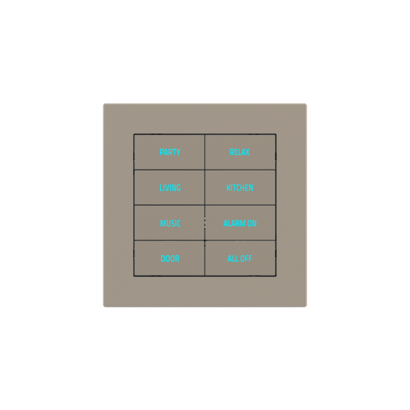 Ekinex Square Plate Deep (FF/71/20Venti) (87x87)