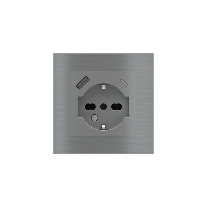 Ekinex Square Plate Deep (FF/71/20Venti) (87x87)
