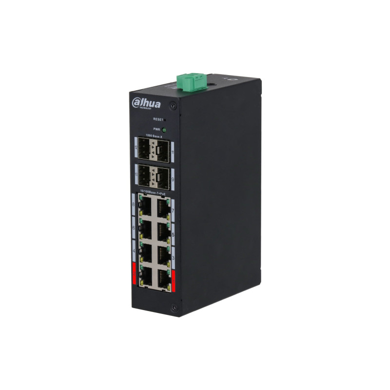 Dahua HS4412-8ET-120 12 portu rūdīts pārvaldīts