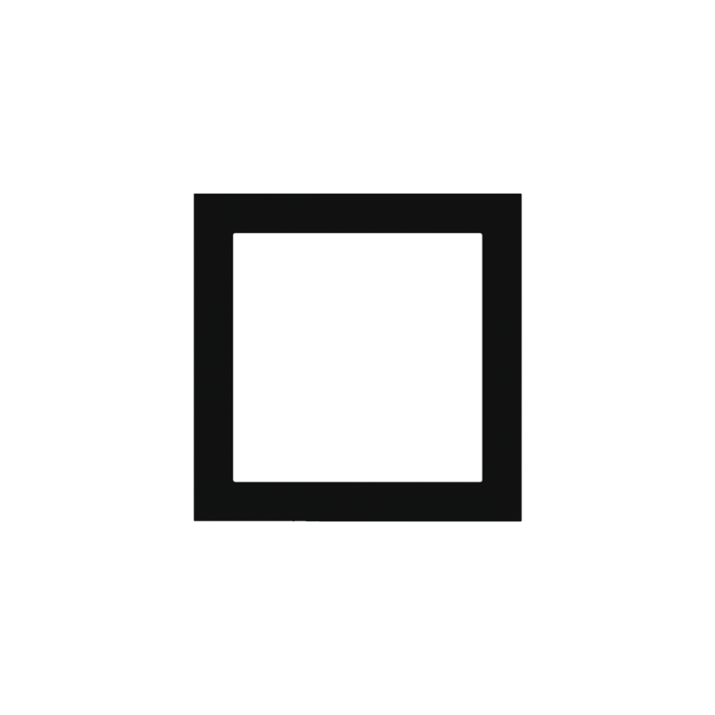 Ekinex Kvadrātveida plāksne 71 (forma/sāniņš/NF) (80x80)