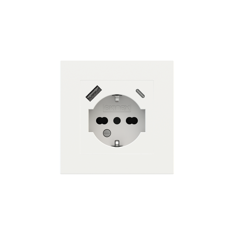 Ekinex Square Plate Deep (FF/71/20Venti) (87x87)