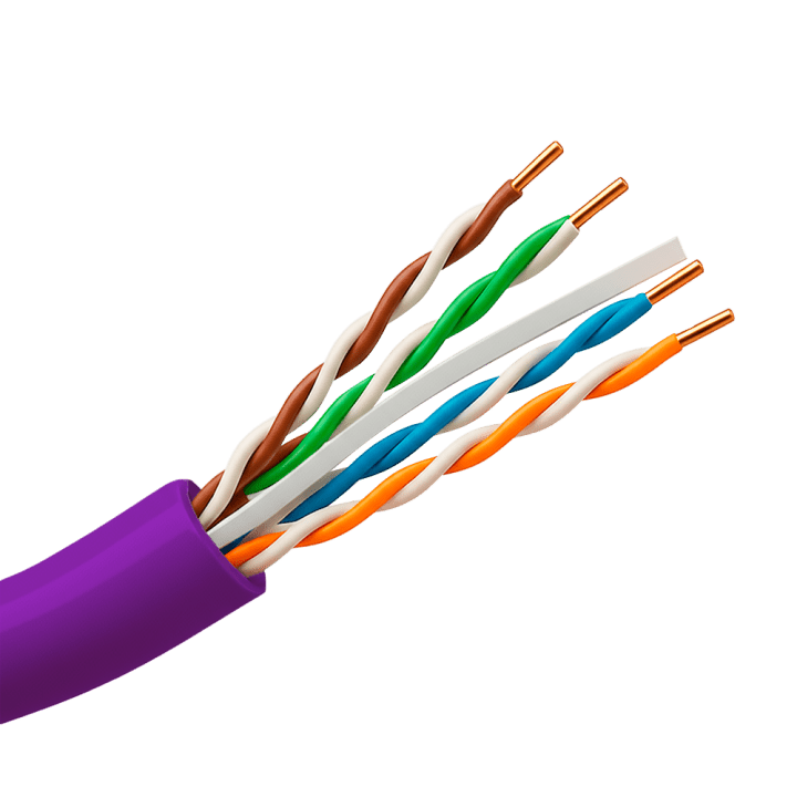 UNIVIEW UV-UTP6-305-BC-PVC-Eca-PU Cat6 U/UTP kabelis ruļļos 305m