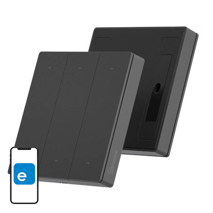 SONOFF R5 SwithMan Bluetooth (eWeLink-Remote) belaidis jungiklis, scenos valdiklio jungiklis