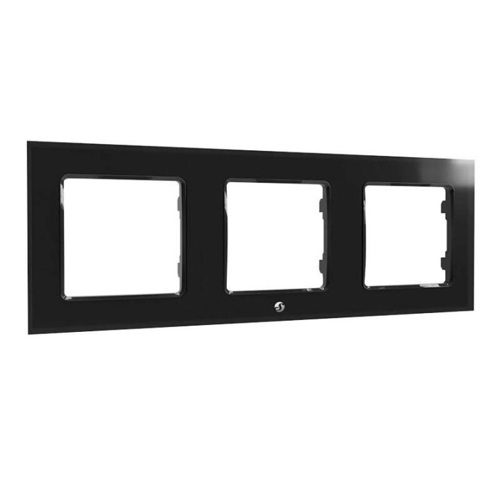 Shelly Wall Frame 3 (sienas slēdzim) - melns - Sonoff, SmartWise, Shelly ES vairumtirdzniecības izplatīšana
