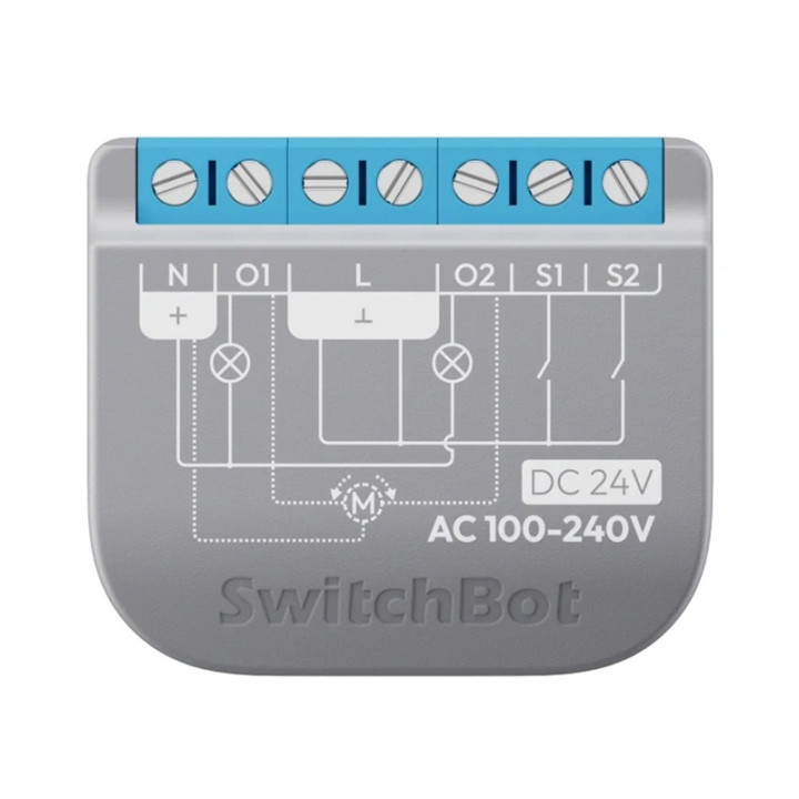 SwitchBot releja slēdzis 2PM inteliģents divu kanālu slēdzis