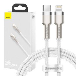 Baseus Cafule CATLJK-A02 USB-C to Lightning Cable, PD 20W, 1m (White)