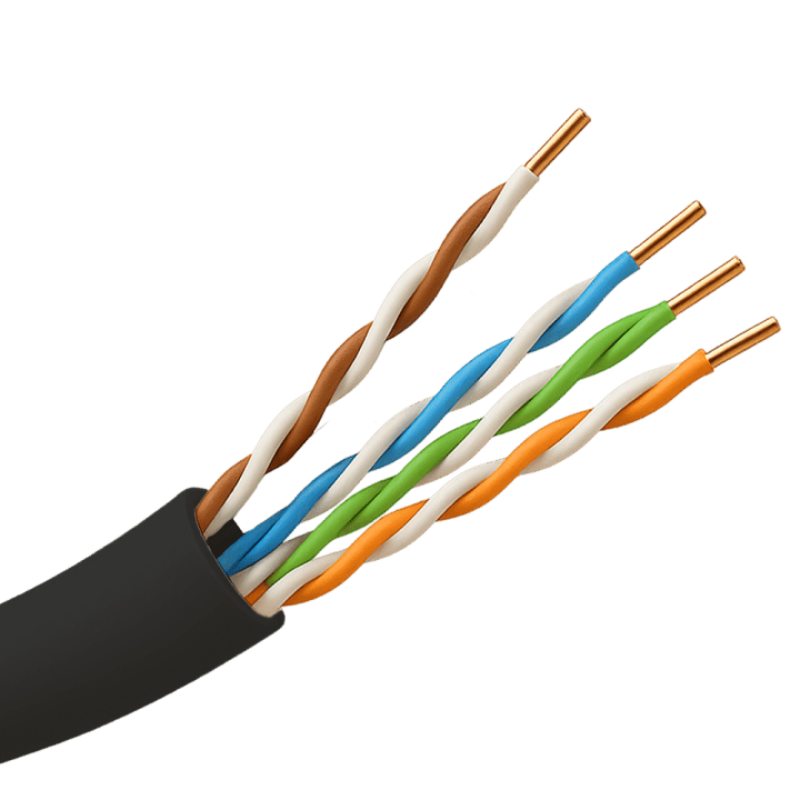 UNIVIEW UV-UTP5E-305-BC-OUTDOOR Cat5e UTP āra tīkla kabelis 305m ruļlī