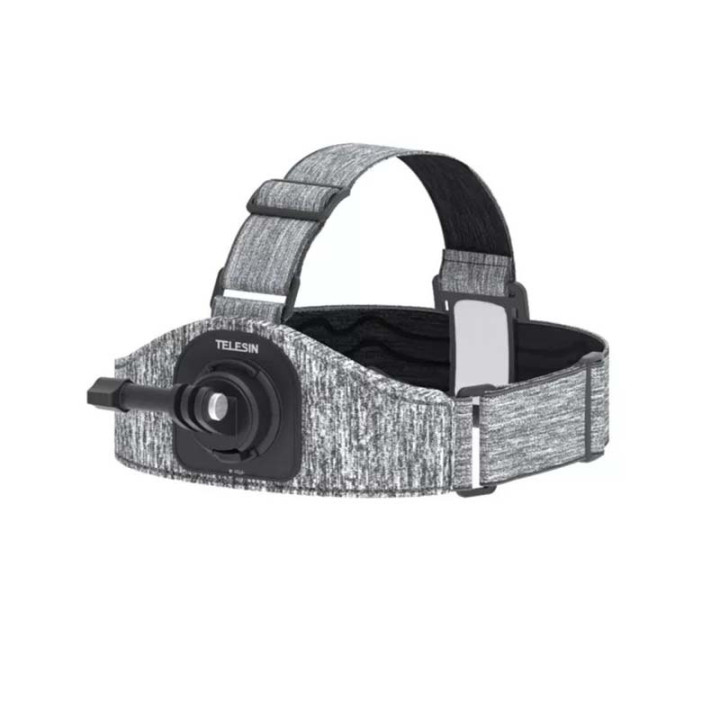Telesin Headband with Two Sport Camera Mounts (GP-HMS-T06)