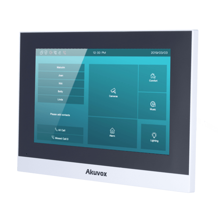AKUVOX AK-C313W IP video durvju stacija ar 2MP kameru, PoE, nakts redzamību