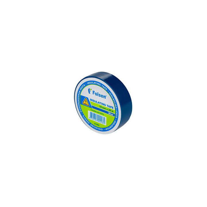 PVC izolācijas lente 19mm x 20m, zila