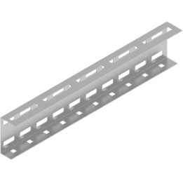 BAKS BDFCH100 Steel Mounting Rail 2.75m
