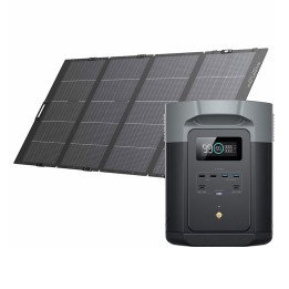 EcoFlow Delta 2 Max + 400W Folding Solar Panel Bundle
