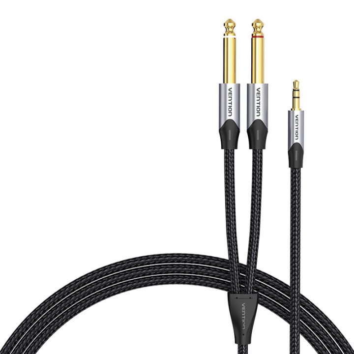 Kabel audio mini ligzda 3,5 mm vai 2x ligzda 6,35 mm mēski Vention BARHK 8 m
