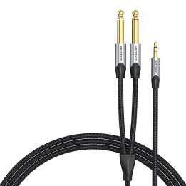 Vention BARHL 3.5mm to 2x6.35mm Audio Cable 10m