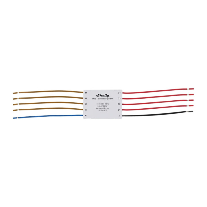 Shelly 4CHD230V 4-Channel Decoupler 230V
