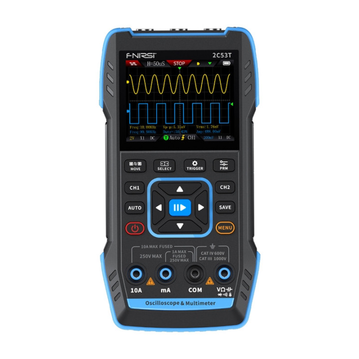 FNIRSI 2C53T 3-in-1 Portable Oscilloscope Multimeter Signal Generator