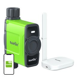 RainPoint HTV145FRF+HWG023WBRF WiFi 1-Zone Irrigation Controller with Gateway