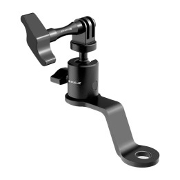 PULUZ Aluminum Motorcycle Mirror Camera Mount PU1056B (Black)